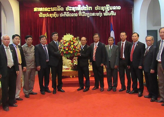 Secretary Quang in Luang Prabang province 