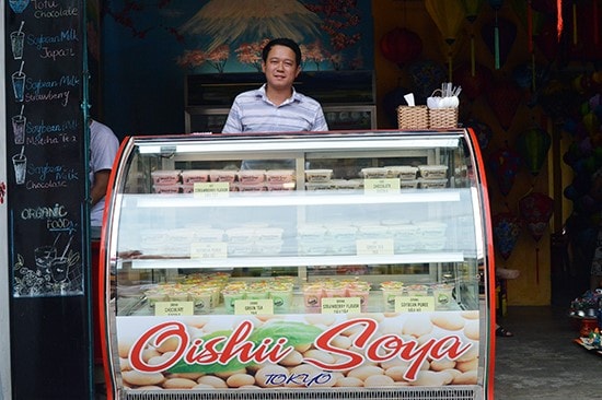 Mr Cuong and his Japanese tofu store