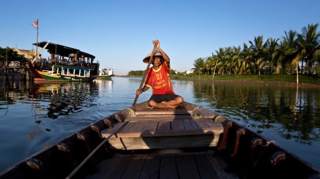 Boating on the Thu Bon