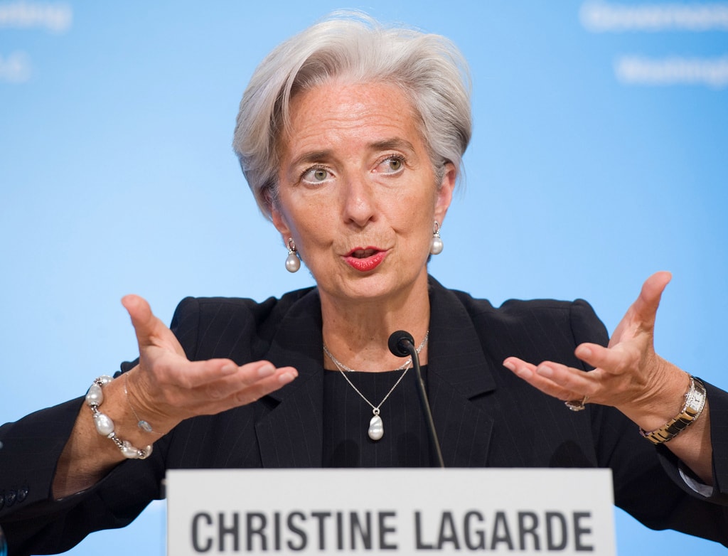 Giám đốc điều hành IMF Christine Lagarde. 