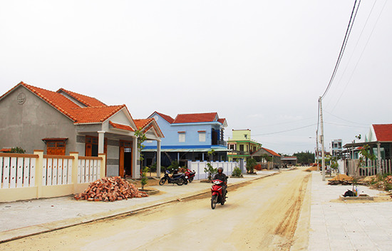 Một góc khu tái định cư Tây Sơn Đông sẽ là một phần khu đô thị Duy Hải - Duy Nghĩa sau này. Ảnh: XUÂN KHÁNH