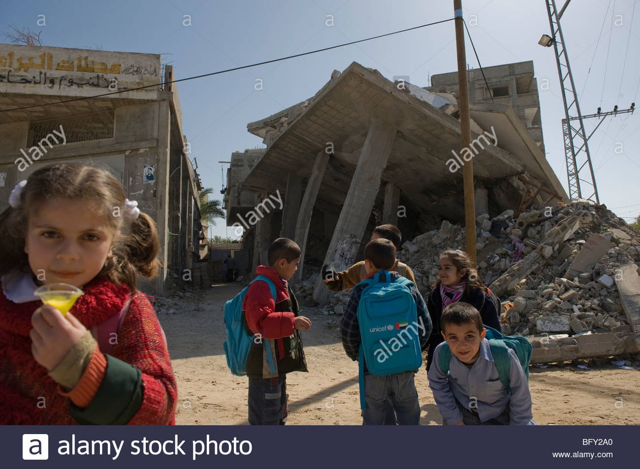 Trẻ em Gaza chịu nhiều tổn thương vì xung đột triền miên. Ảnh: Alamy