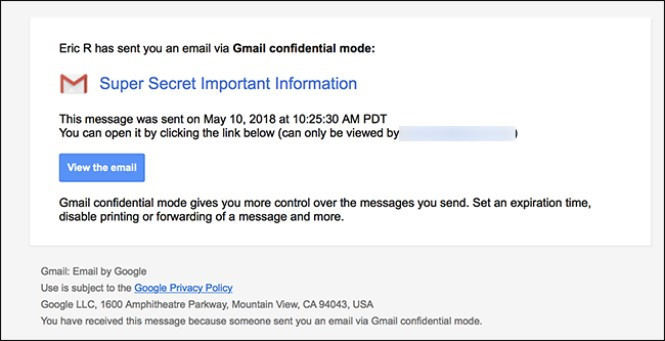 Bạn vẫn có thể chụp ảnh màn hình hay sao chép/dán nội dung email từ Confidential Mode