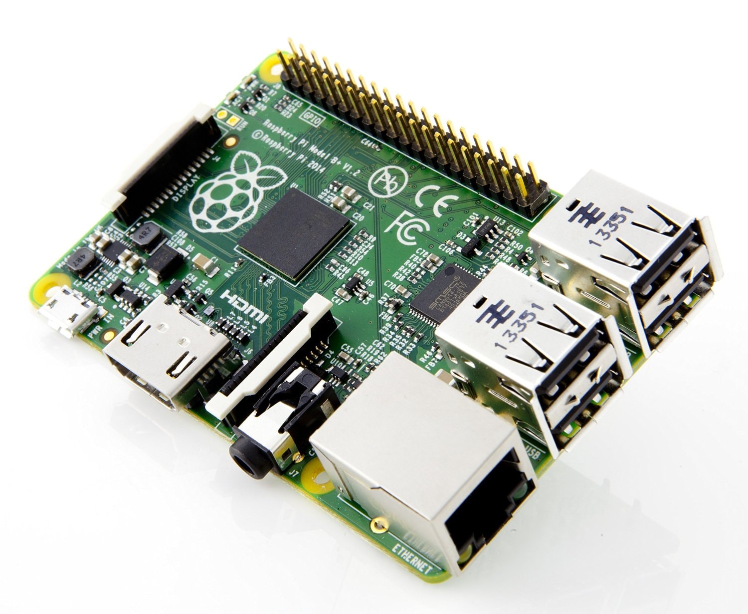 Mainboard của một Rasberry Pi