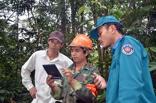 Phương pháp giám sát rừng bằng công nghệ sẽ được nhân rộng. Ảnh: TRẦN HỮU