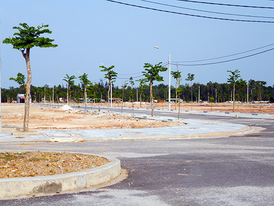 Hạ tầng được đầu tư khá đồng bộ tại dự án khu dân cư An Hà - Quảng Phú.