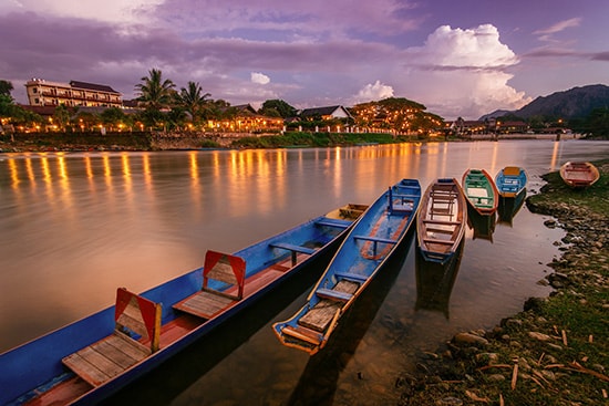 Thiên đường du lịch Vieng Vang. Ảnh: elegantpalacehotel