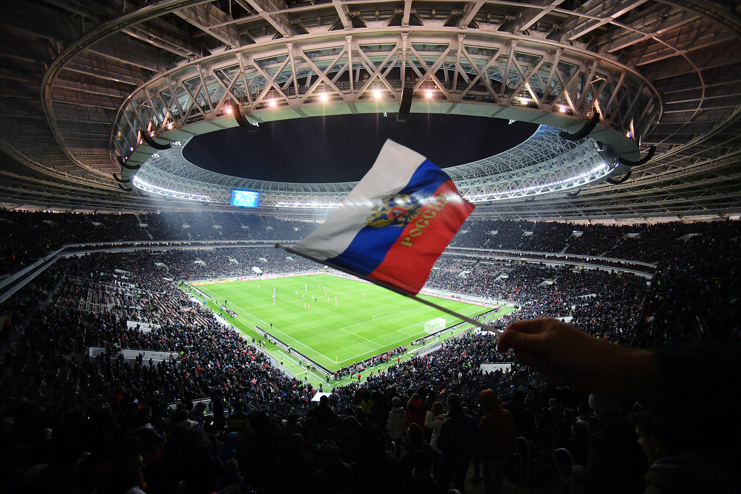 Sân vận động Luzhniki tại Moscow, nơi diễn ra đêm khai mạc World Cup 2018