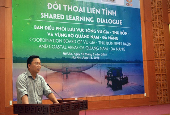 Phó Chủ tịch UBND tỉnh Lê Tri Thanh phát biểu tại buổi đối thoại