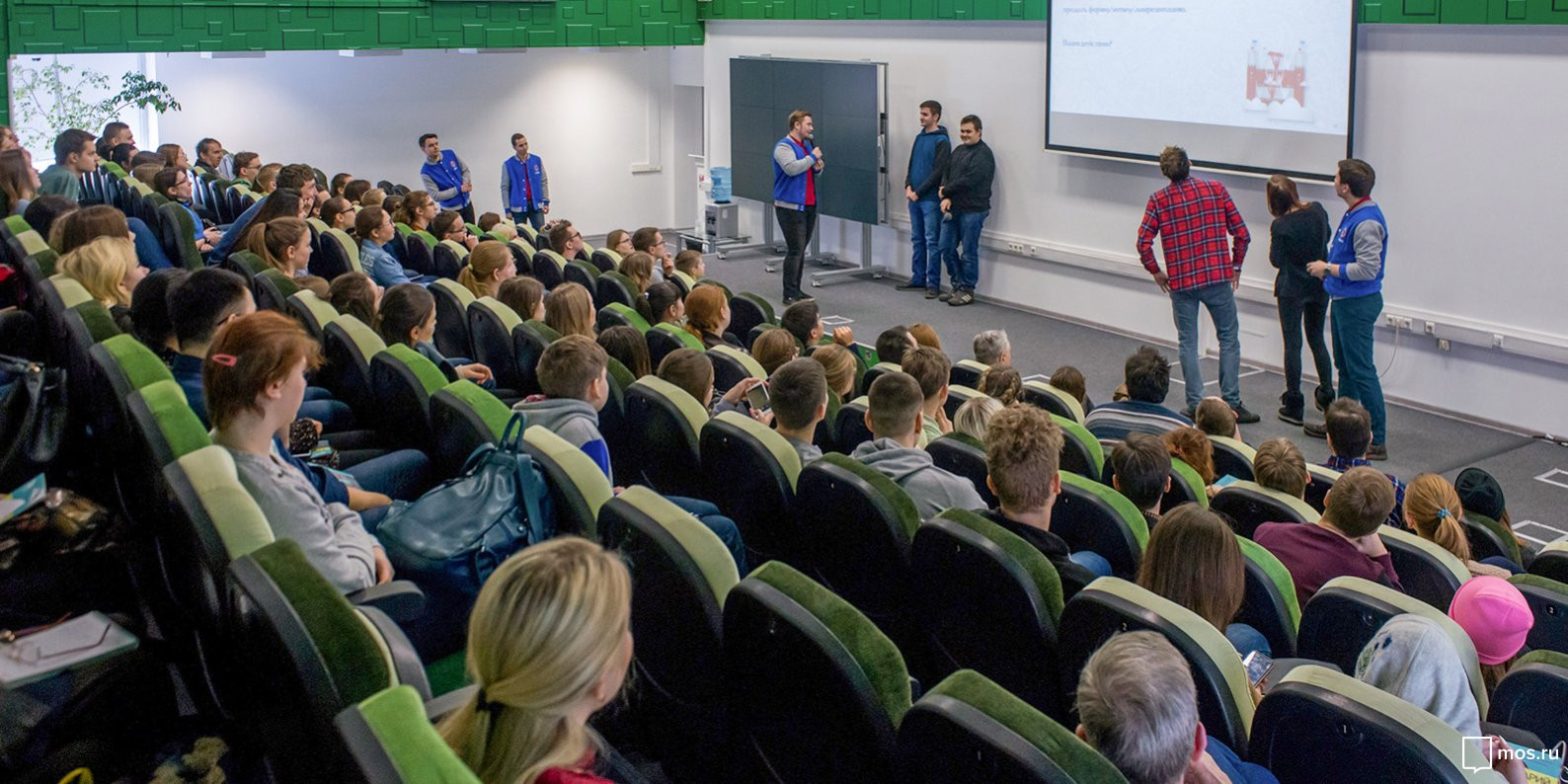 Lớp huấn luyện vai trò hoat động của tình nguyện viên World Cup 2018. Ảnh: mos.ru