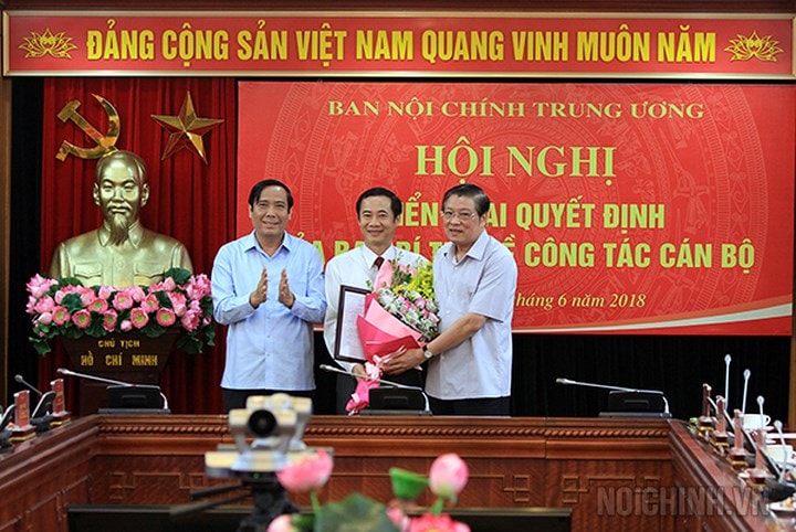 Phát biểu tại Hội nghị, ông Phan Đình Trạc, Bí thư Trung ương Đảng, Trưởng Ban Nội chính Trung ương mong ông Nguyễn Thái Học nhanh chóng tiếp cận công việc, nghiên cứu tài liệu, hồ sơ, đi sâu vào lĩnh vực mình được phân công phụ trách để ổn định, sớm bắt tay vào công việc đạt hiệu quả cao.