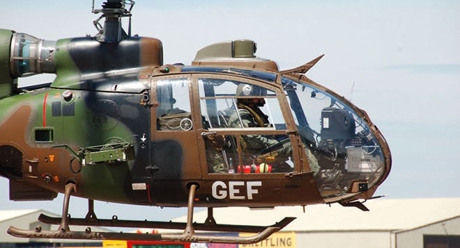 Trực thăng Gazelle của quân đội Pháp. (Nguồn: sputniknews.com)