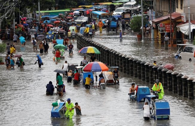 Philippines là một trong những quốc gia trên thế giới dễ bị tổn thương do thảm họa thiên tai nhất. Ảnh: Reuters 