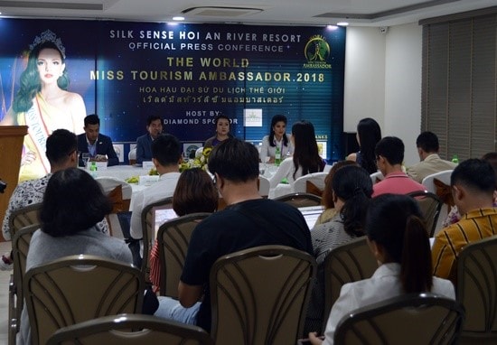The press conference on the World Miss Tourism Ambassador 2018