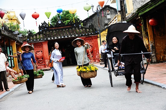 Ancient Japanese quarter at Minh Thi Minh Khai street