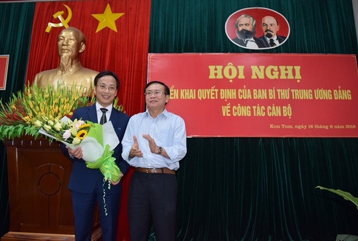 Ông Lâm được điều động, chỉ định tham gia Ban Chấp hành, Ban Thường vụ và giữ chức Phó Bí thư Đảng ủy Khối các cơ quan Trung ương nhiệm kỳ 2015-2020. (ảnh: báo Kom Tum)