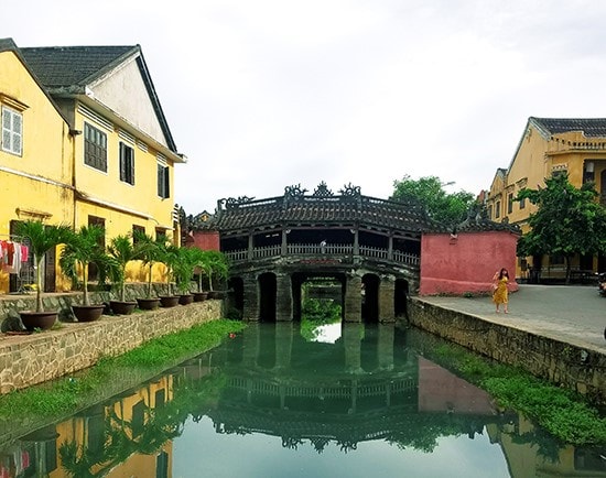 Japanese Bridge in Hoi An city