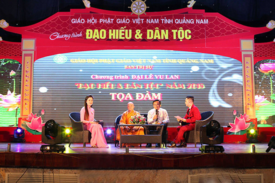 Ban Trị sự GHPG Việt Nam tỉnh tổ chức tọa đàm về chữ hiếu. Ảnh: Phật giáo Quảng Nam