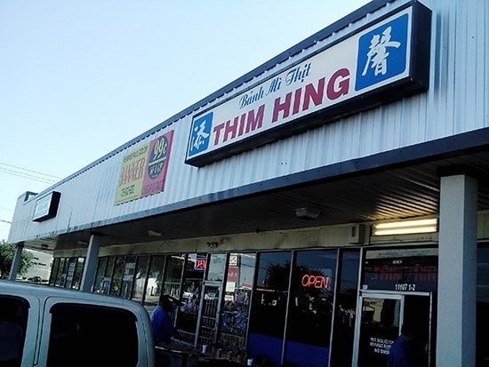 Bánh mì Thim Hing ở Houston, Texas (Mỹ).Ảnh: T.Đ.T