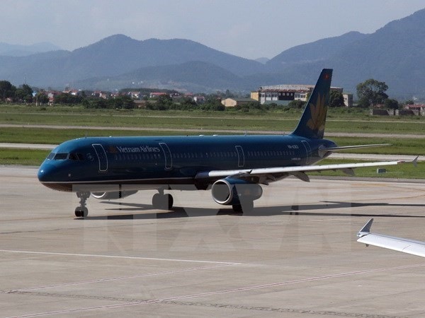 Vietnam Airlines sẽ đón tiếp chu đáo đội tuyển Olympic Việt Nam và người hâm mộ về nước sau ASIAD 18. (Ảnh: TTXVN)