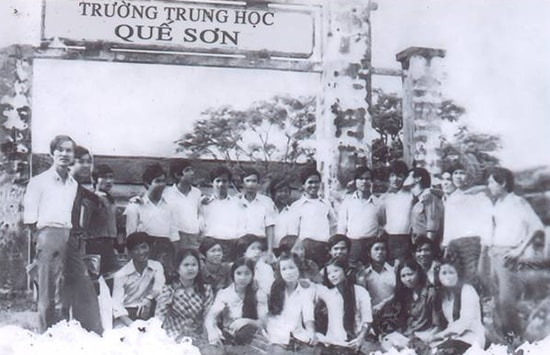 Trường Trung học Quế Sơn xưa.