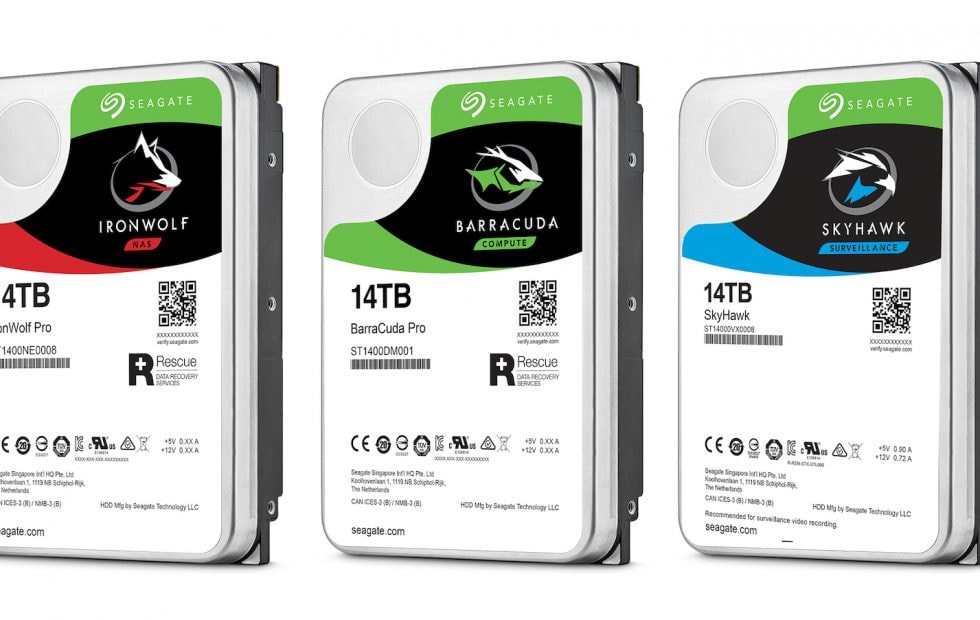 Ổ đĩa cứng dung lượng 14 TB của Seagate