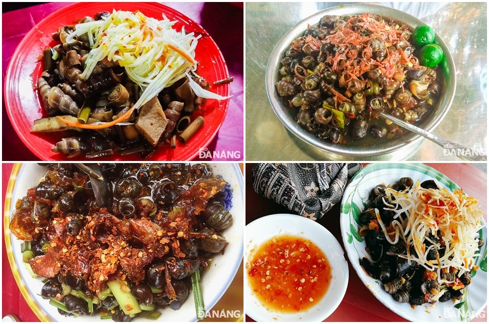 Ốc hút Đà Nẵng. Ảnh: XUÂN SƠN