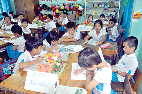 Đổi mới phương pháp dạy và học góp phần nâng cao chất lượng giáo dục của Quảng Nam. Ảnh: X.P