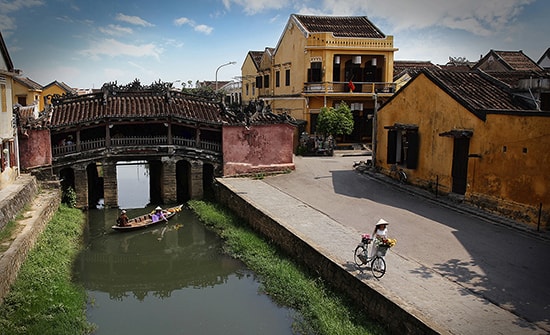 Chua Cau, a symbol of Hoi An city, Quang Nam province