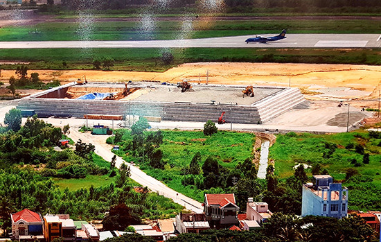 Hệ thống xử lý đất nhiễm dioxin được xây dựng trong Sân bay Đà Nẵng (ảnh tư liệu)