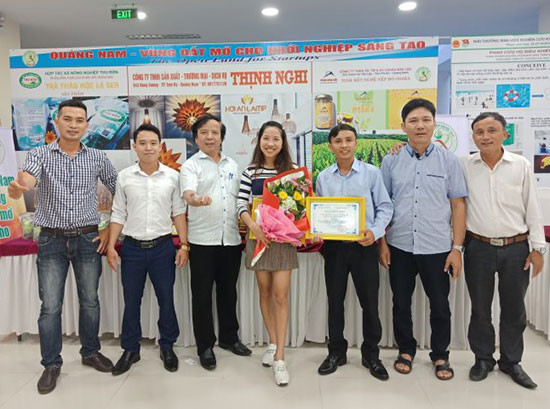 Đoàn Quảng Nam đoạt nhiều giải tại Cuộc thi “Tìm kiếm tài năng khởi nghiệp sáng tạo miền Trung – Tây Nguyên 2018”. Ảnh: KNQN