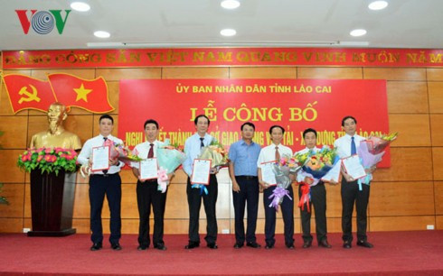 Ban Giám đốc Sở GTVT – Xây dựng Lào Cai sau khi hợp nhất