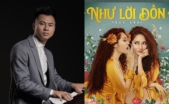 Nhạc sĩ Dương Cầm với những quan điểm không ủng hộ dành cho ca khúc “Như lời đồn” của ca sĩ Bảo Anh. Ảnh: Internet
