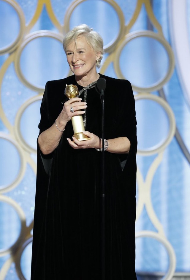 Ngôi sao 71 tuổi Glenn Close đã “qua mặt” Lady Gaga để giành giải Nữ diễn viên chính xuất sắc nhất (chính kịch) tại Quả cầu vàng 2019.