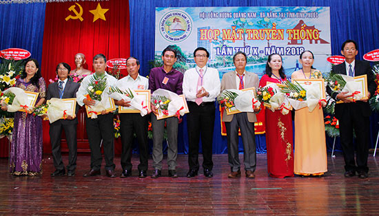 Họp mặt Hội đồng hương Quảng Nam - Đà Nẵng tại Bình Phước vào cuối năm 2018. Ảnh: XUÂN THỌ