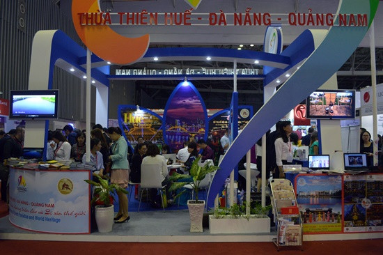 Ba địa phương Quảng Nam, Đà Nẵng và Thừa Thiên Huế cùng tham gia tổ chức gian hàng chung