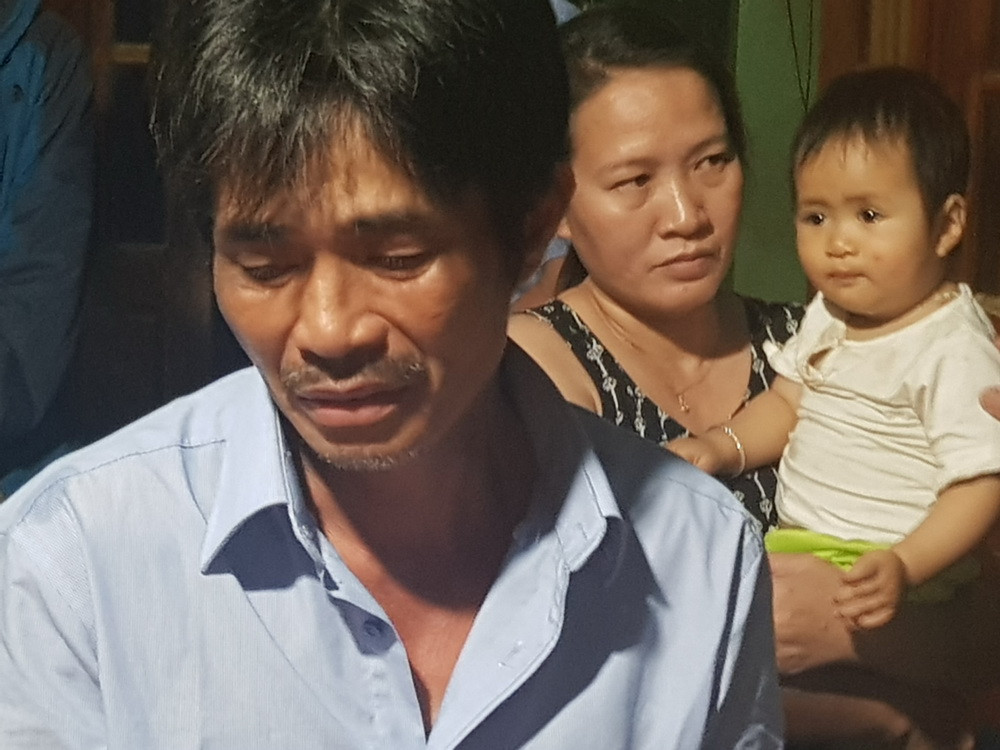 Cha học sinh xấu số Trần Thị Ly Na đau buồn khi mất con