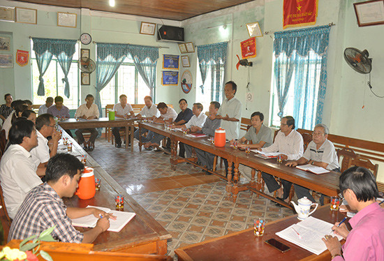 Đảng ủy thị trấn Trà My (huyện Bắc Trà My) họp giao ban với cán bộ tổ dân phố triển khai công tác chuẩn bị nhân sự sắp xếp tổ dân phố trên địa bàn.