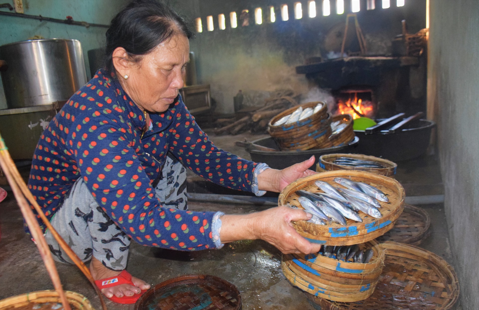 Bà Nguyễn Thị Thơi - người dân thôn Tân An 