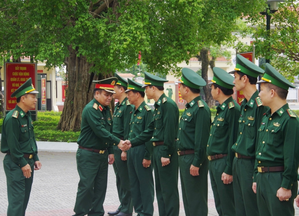 Thượng tướng Lê Chiêm đến thăm, làm việc tại Bộ Chỉ huy BĐBP tỉnh Quảng Nam 