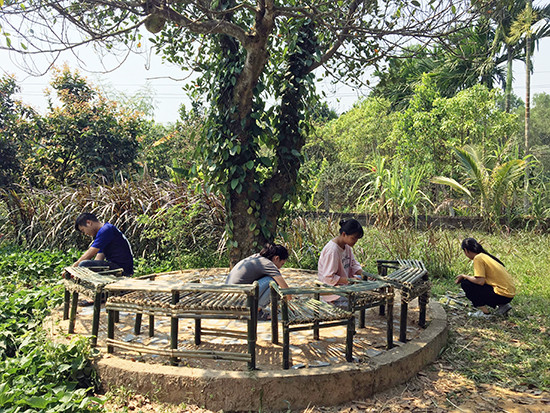 Dự án khởi nghiệp Adei House chọn địa điểm tại Làng du lịch cộng đồng Mỹ Sơn để triển khai. Ảnh: Q.T