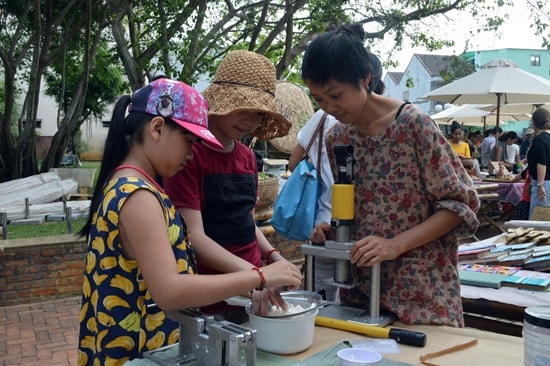 Sản phẩm xà phòng tái chế của trang trại An Nhiên