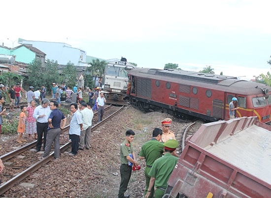 Vụ tai nạn đường sắt nghiêm trọng xảy ra vào tháng 5.2018 liên quan đến lỗi chủ quan của nhân viên đường sắt. Ảnh: T.C