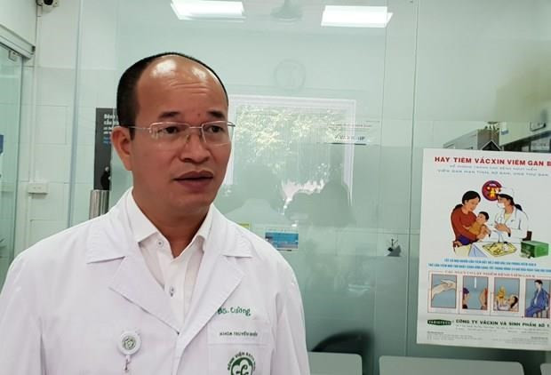 Phó giáo sư Đỗ Duy Cường - Giám đốc Trung tâm bệnh nhiệt đới (Bệnh viện Bạch Mai). (Ảnh: PV/Vietnam+)