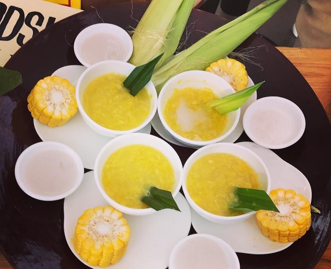  Sweet corn soup. Photo: Bean.sieupham