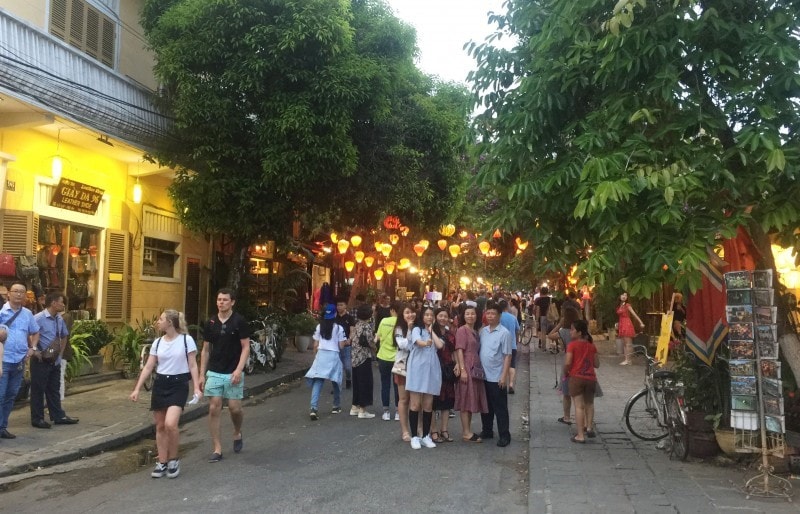 Hoi An streets in the late afternoon.