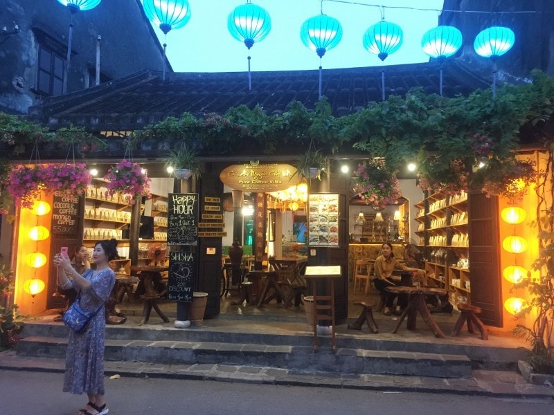 Hoi An’s beauty at night.