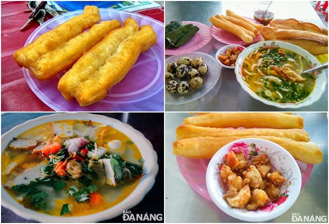 Ngoài ra không thể thiếu những món ăn kèm như bánh quẩy, trứng cút, tép mỡ, bánh mì, nem chả...