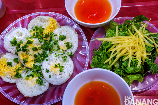 Một phần bánh căn Nha Trang.