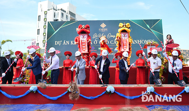 Khởi công xây dựng khu bất động sản cao cấp tại dự án 